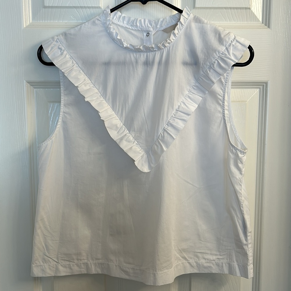 NWT H&M white sleeveless top